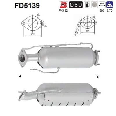 Filtro de partículas Hyundai i30 · FD5139