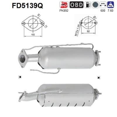 Filtro de partículas Hyundai i30 · FD5139Q