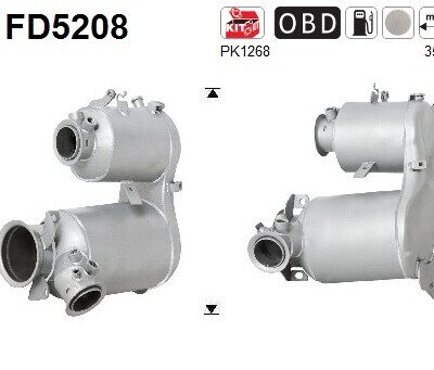 Filtro de partículas SEAT Leon · FD5208
