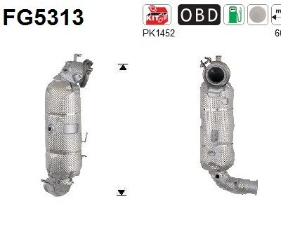 Filtro de partículas Opel Crossland X / Crossland · FG5313