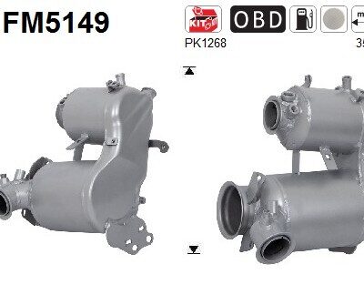 Filtro de partículas VW Golf VII · FM5149