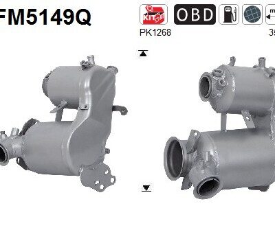 Filtro de partículas VW Golf VII · FM5149Q