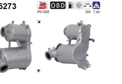 Filtro de partículas VW Golf VII · FM5273