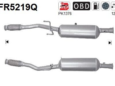 Filtro de partículas Peugeot 208 I · FR5219Q