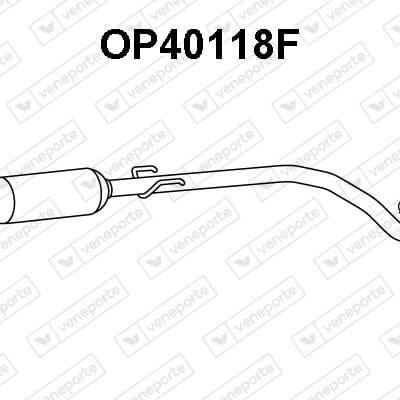 Filtro de partículas Opel Corsa D · OP40118F