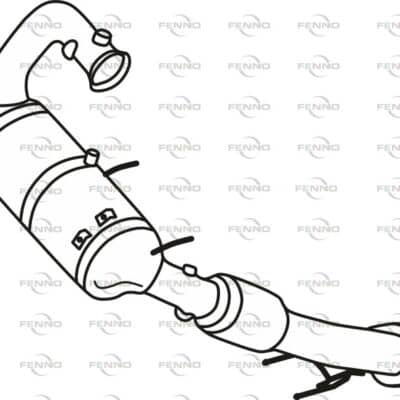 Filtro de partículas Ford Mondeo V Turnier · P8816DPF