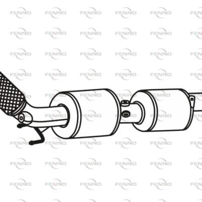 Filtro de partículas VW Transporter T6 / Caravelle T6 Autobús · P8960DPF