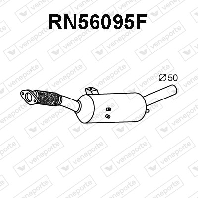 Filtro de partículas Renault Trafic III Caja/chasis · RN56095F