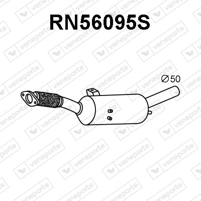 Filtro de partículas Renault Trafic III Caja/chasis · RN56095S