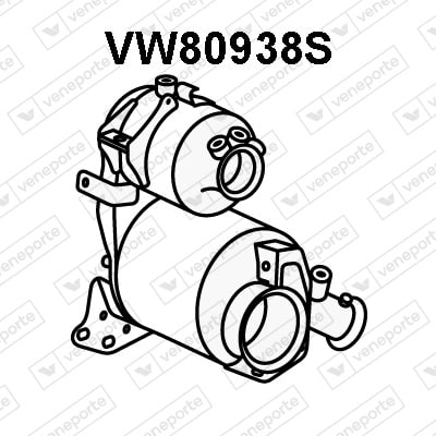 Filtro de partículas VW Golf Sportsvan VII · VW80938S