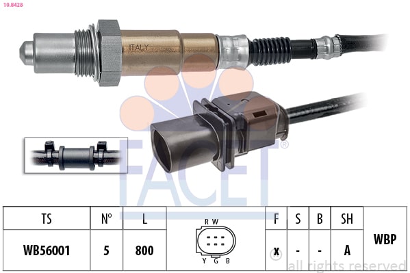 Sonda Lambda VW Load UP! · 10.8428