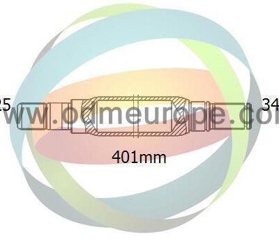 Palier, Diferencial Opel Zafira / Zafira Family B · EST-16-230050