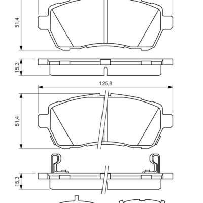 Juego De Pastillas De Freno Suzuki Swift IV · 0 986 494 321