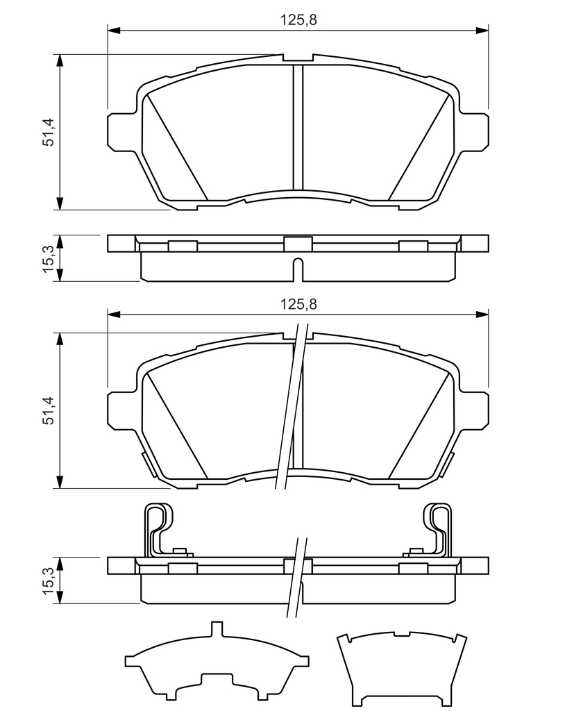 Juego De Pastillas De Freno Suzuki Swift IV · 0 986 494 321