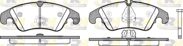 Juego De Pastillas De Freno Audi A4 B8 · 21304.10
