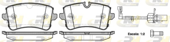 Juego De Pastillas De Freno Audi A6 C7 · 21343.10