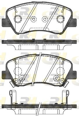 Juego De Pastillas De Freno Hyundai i20 II · 21488.02