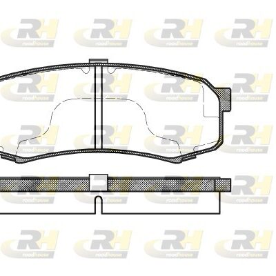 Juego De Pastillas De Freno Toyota Land Cruiser Prado · 2413.04