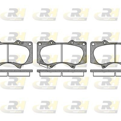 Juego De Pastillas De Freno Toyota Hilux VII Pick-up · 2988.00
