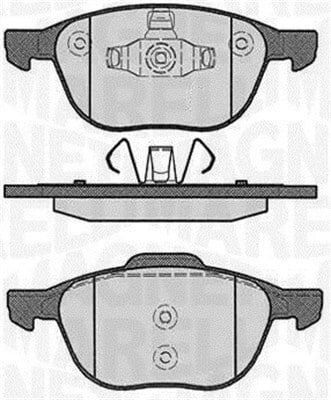 Juego De Pastillas De Freno Ford Focus III · 363916060244