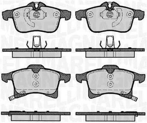Juego De Pastillas De Freno Opel Meriva B VAN · 363916060364