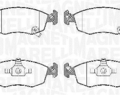 Juego De Pastillas De Freno Fiat Panda · 363916060428