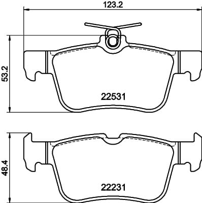 Juego De Pastillas De Freno Ford Galaxy III · 8DB 355 041-071