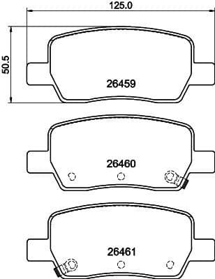 Juego De Pastillas De Freno Hyundai Santa FE IV · 8DB 355 044-301