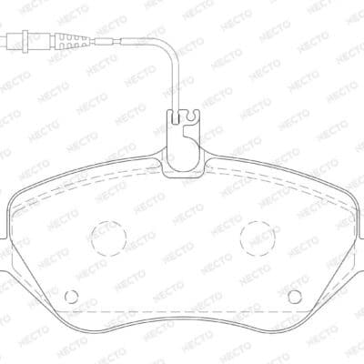 Juego De Pastillas De Freno Peugeot 407 SW · FD7105A