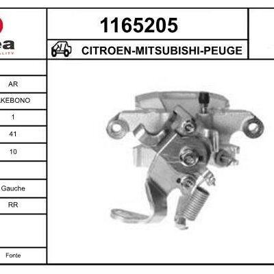 Pinza De Freno Mitsubishi Outlander III · 1165205