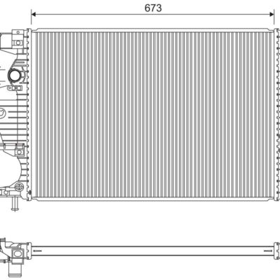 Radiador, Refrigeración Del Motor Ford Mondeo V Turnier · 701295