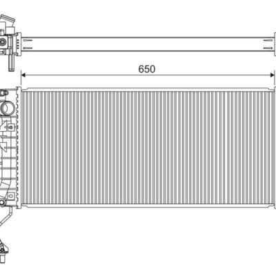 Radiador, Refrigeración Del Motor Kia Ceed · 701310