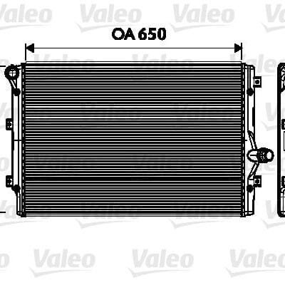 Radiador, Refrigeración Del Motor VW Passat B7 · 734333