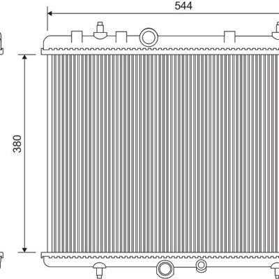 Radiador, Refrigeración Del Motor Peugeot 3008 I Monospace · 734338