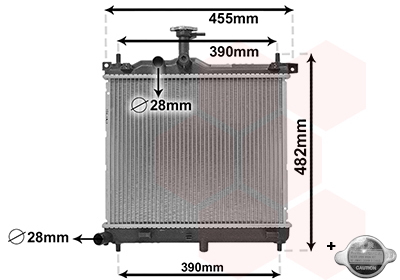 Radiador, Refrigeración Del Motor Hyundai i10 I · 82002291