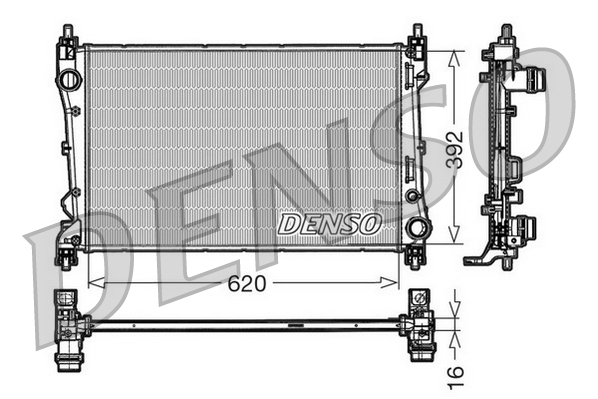 Radiador, Refrigeración Del Motor Fiat Doblo Autobús · DRM09113