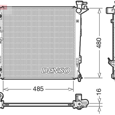 Radiador, Refrigeración Del Motor Kia Sportage IV · DRM41007