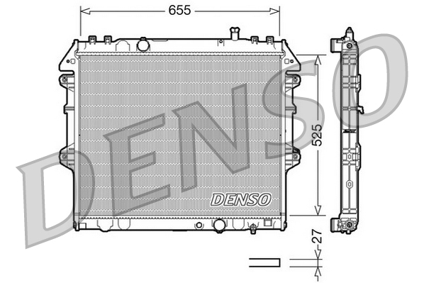 Radiador, Refrigeración Del Motor Toyota Hilux VII Pick-up · DRM50039