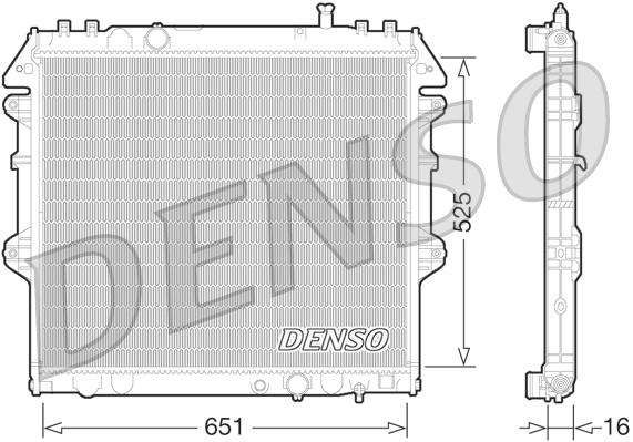Radiador, Refrigeración Del Motor Toyota Hilux VII Pick-up · DRM50069