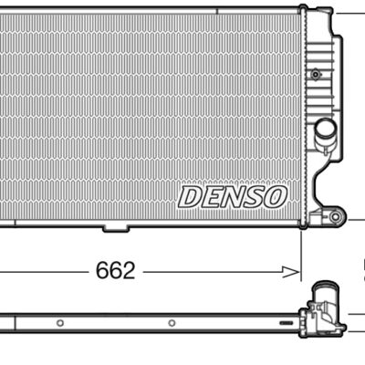 Radiador, Refrigeración Del Motor Toyota Avensis Sedán · DRM50090