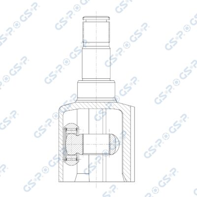 Juego De Articulación, Árbol De Transmisión Ford Galaxy III · GSP-601533