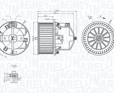 Ventilador Habitáculo Land Rover Freelander 2 · 069412352010