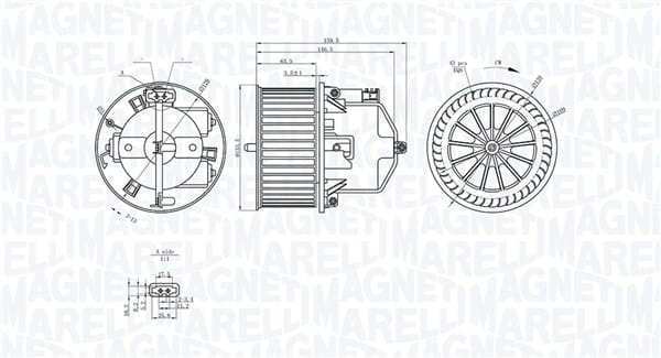 Ventilador Habitáculo Land Rover Freelander 2 · 069412352010