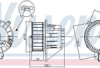 Ventilador Habitáculo SEAT Arona · 87546