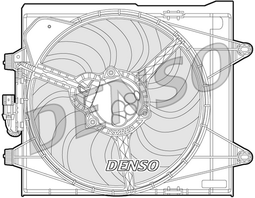 Ventilador, Refrigeración Del Motor Fiat Panda · DER09052